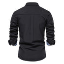 Camisa Social V Manga Longa Scux